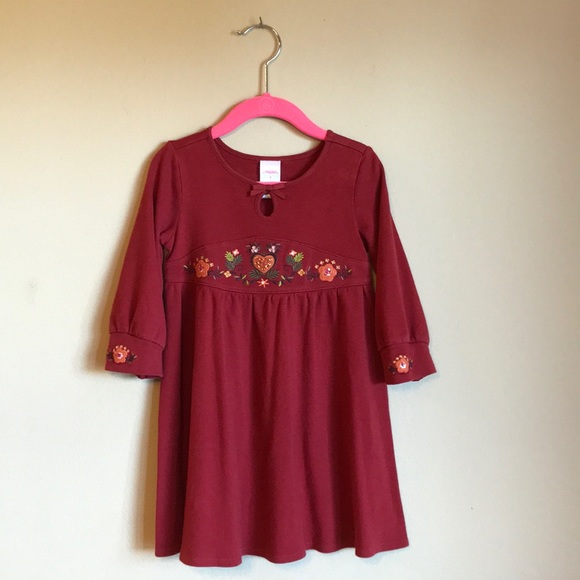Gymboree Other - 🎉HP🎉 Gymboree ❤️Hearts & 🌹Flowers Dress Girls 3